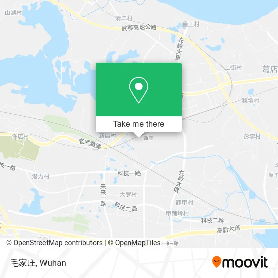 毛家庄 map