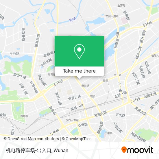 机电路停车场-出入口 map