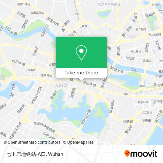 七里庙地铁站-A口 map