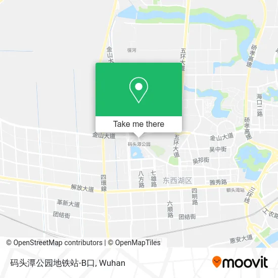 码头潭公园地铁站-B口 map