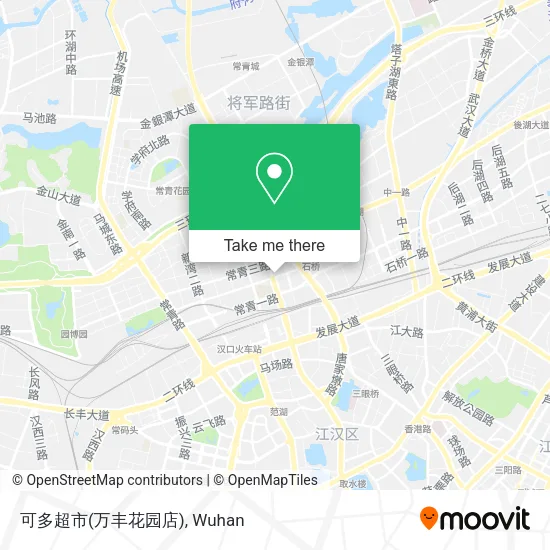 可多超市(万丰花园店) map
