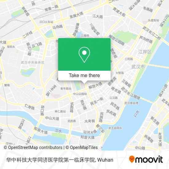 华中科技大学同济医学院第一临床学院 map
