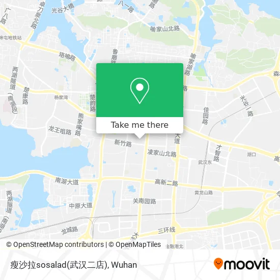 瘦沙拉sosalad(武汉二店) map