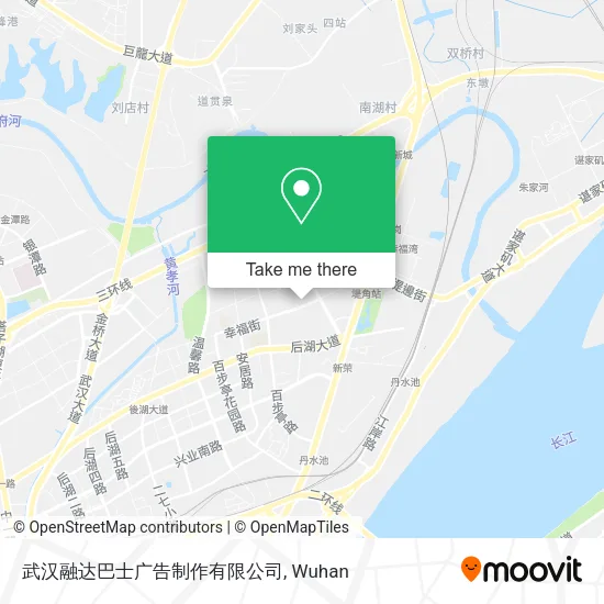 武汉融达巴士广告制作有限公司 map