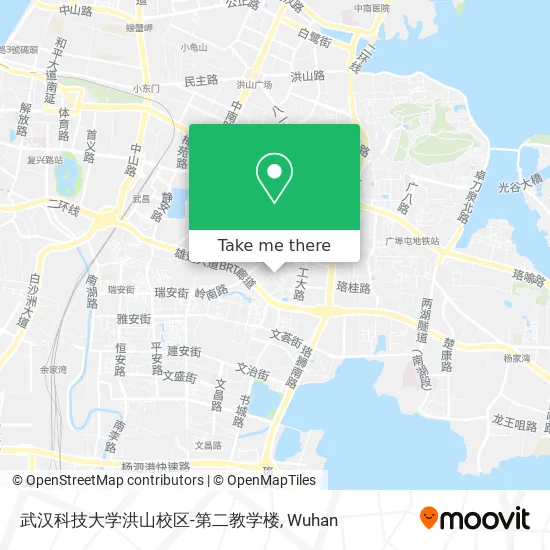武汉科技大学洪山校区-第二教学楼 map