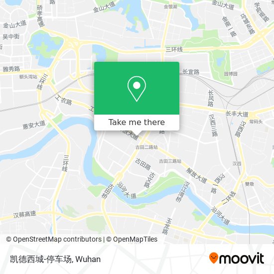 凯德西城-停车场 map