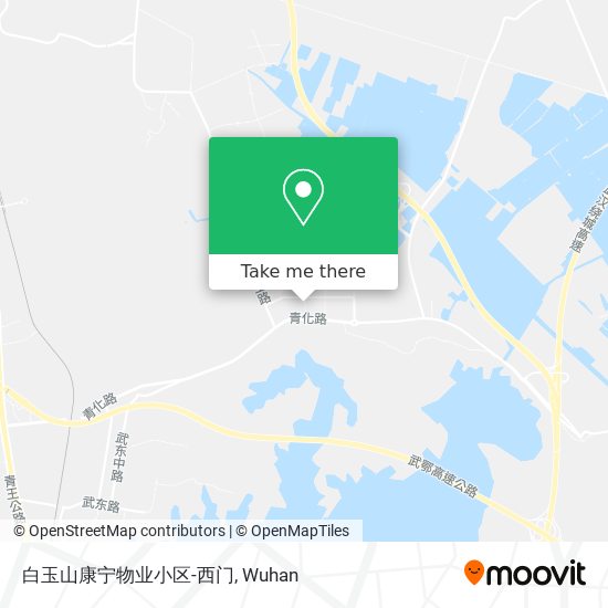 白玉山康宁物业小区-西门 map