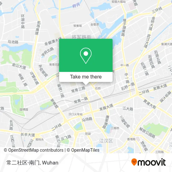 常二社区-南门 map