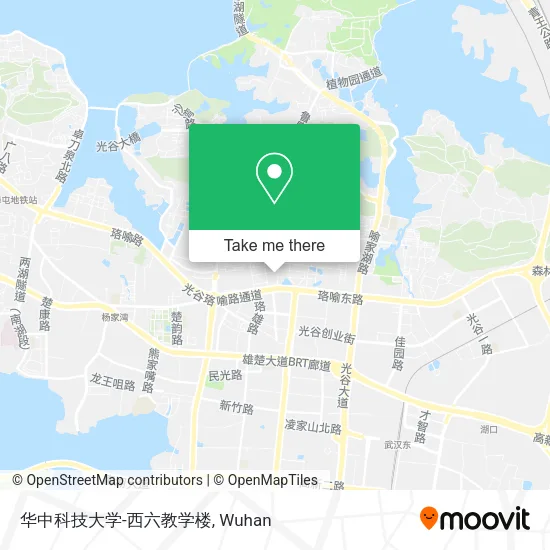 华中科技大学-西六教学楼 map