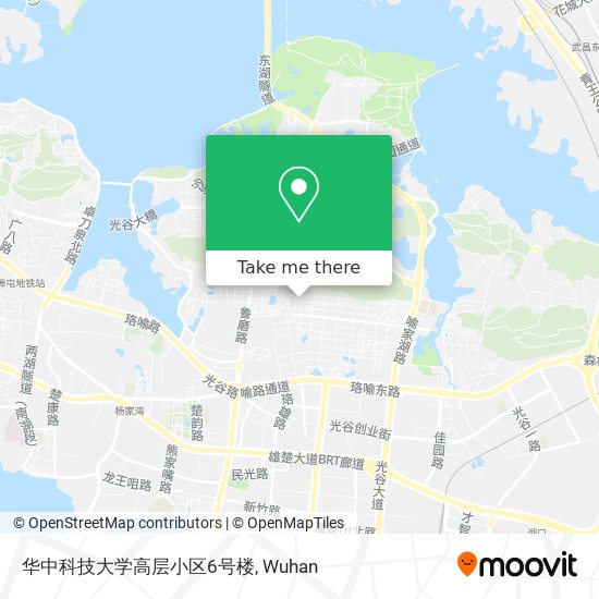 华中科技大学高层小区6号楼 map