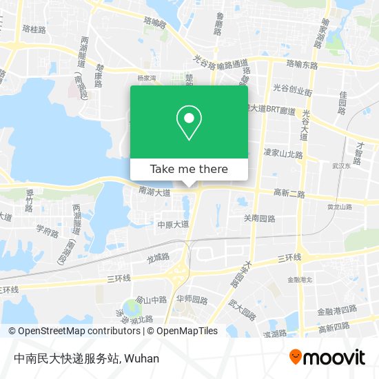 中南民大快递服务站 map