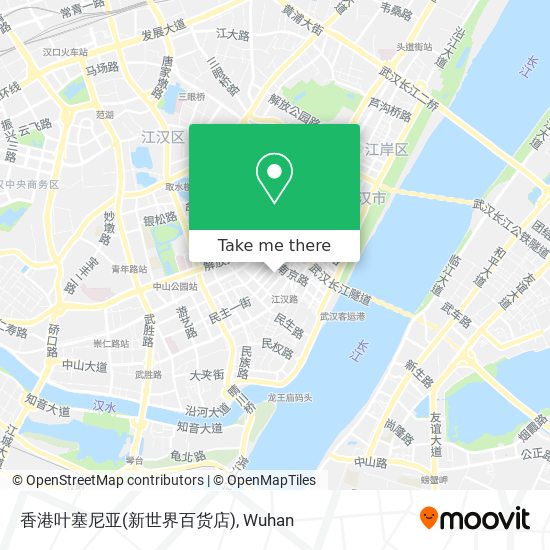 香港叶塞尼亚(新世界百货店) map