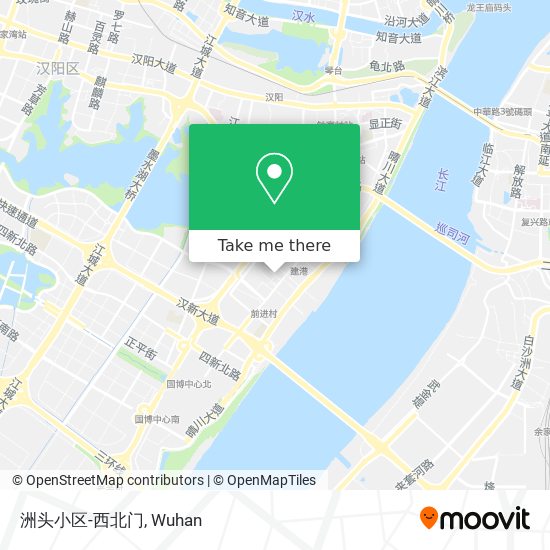 洲头小区-西北门 map