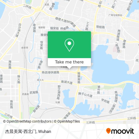 杰晨美寓-西北门 map