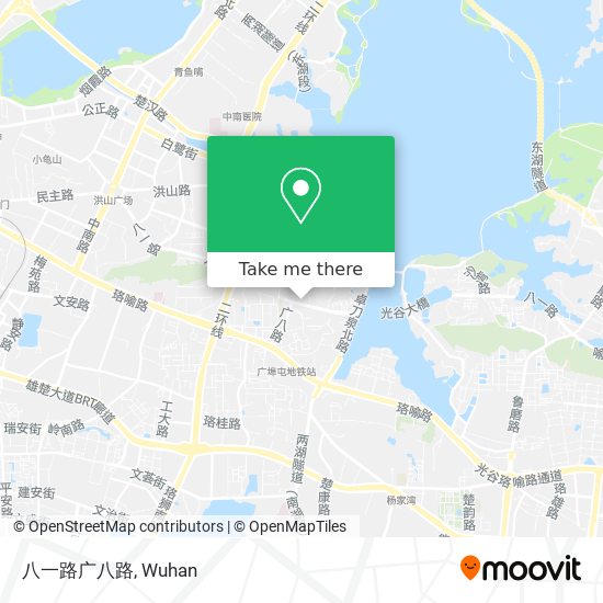 八一路广八路 map