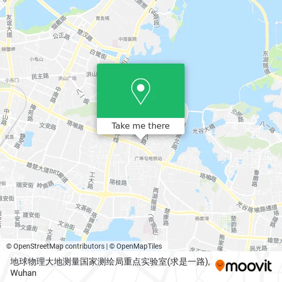地球物理大地测量国家测绘局重点实验室(求是一路) map