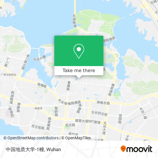 中国地质大学-1幢 map