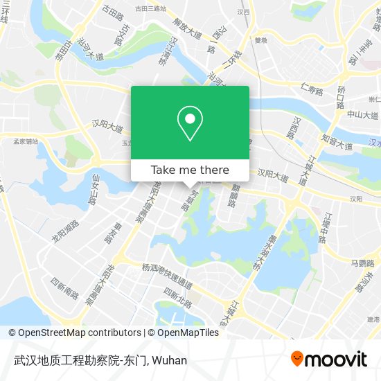 武汉地质工程勘察院-东门 map