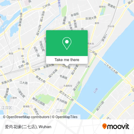 爱尚花缘(二七店) map