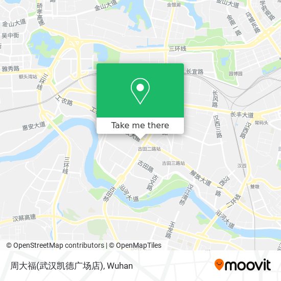 周大福(武汉凯德广场店) map