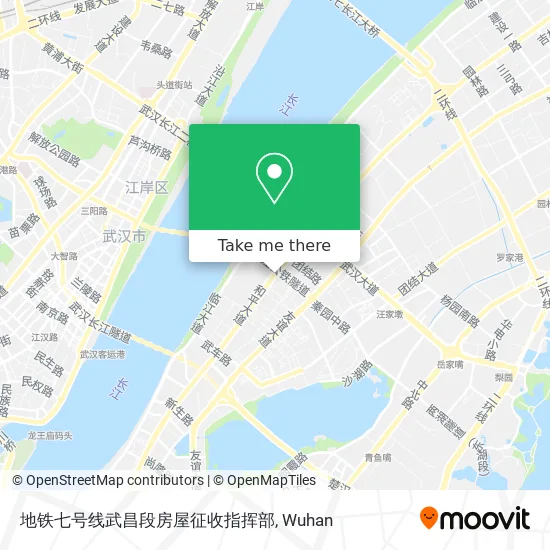 地铁七号线武昌段房屋征收指挥部 map