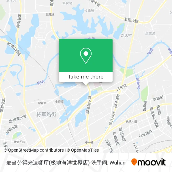 麦当劳得来速餐厅(极地海洋世界店)-洗手间 map