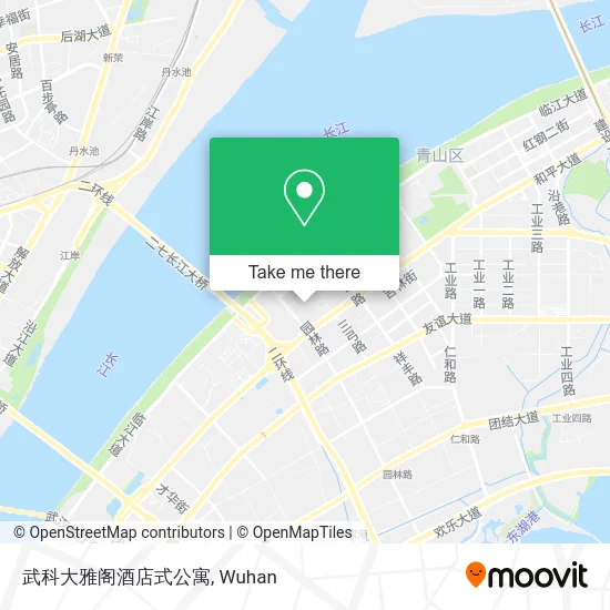 武科大雅阁酒店式公寓 map