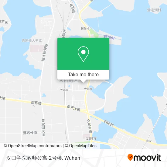 汉口学院教师公寓-2号楼 map