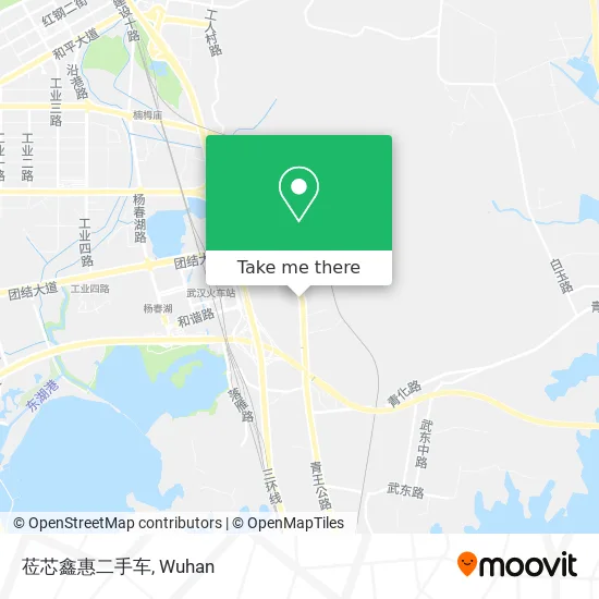 莅芯鑫惠二手车 map