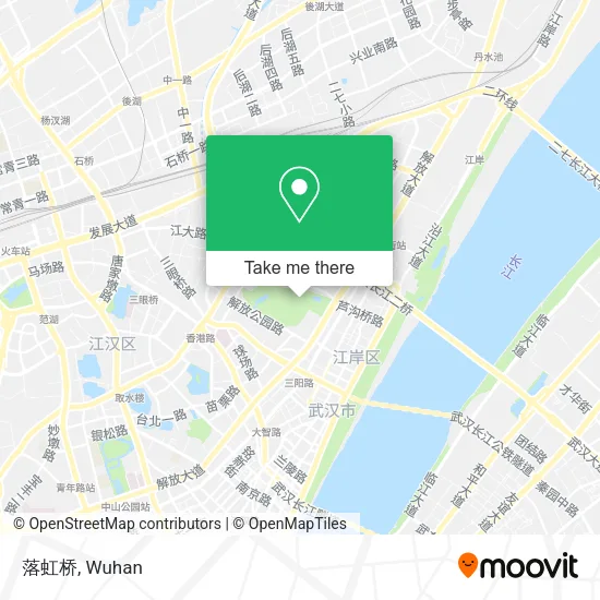 落虹桥 map