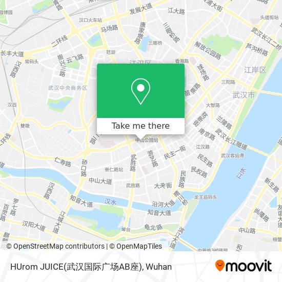 HUrom JUICE(武汉国际广场AB座) map