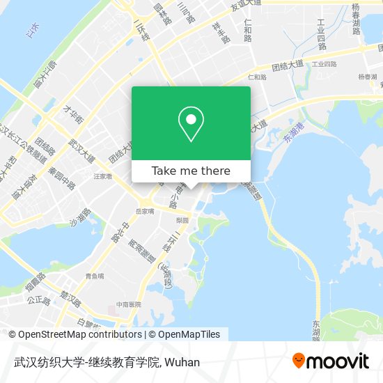 武汉纺织大学-继续教育学院 map