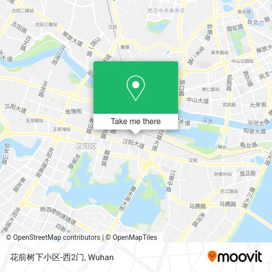 花前树下小区-西2门 map