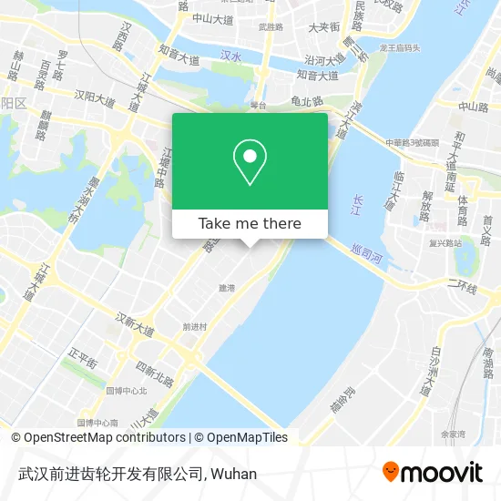 武汉前进齿轮开发有限公司 map