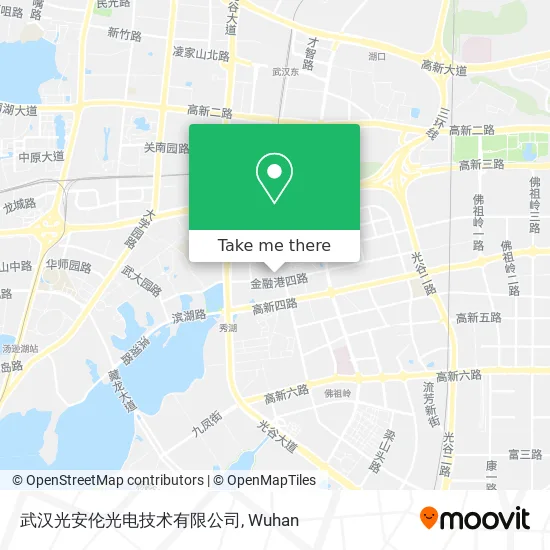 武汉光安伦光电技术有限公司 map
