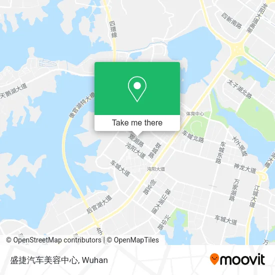 盛捷汽车美容中心 map