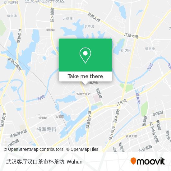武汉客厅汉口茶市杯茶坊 map