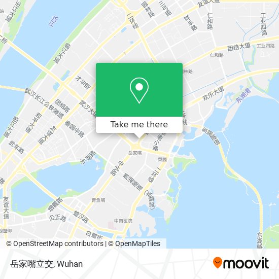 岳家嘴立交 map