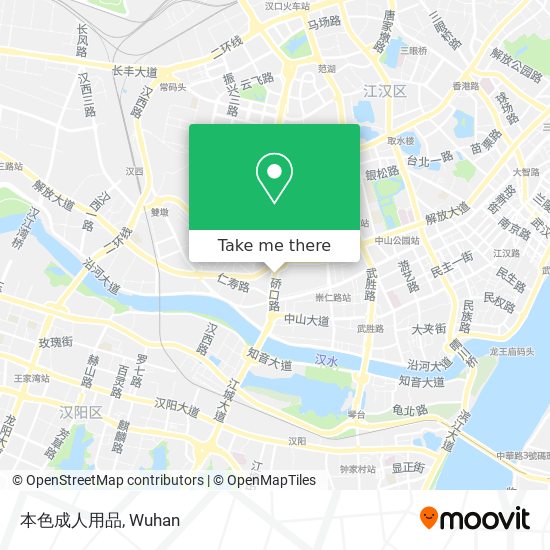 本色成人用品 map