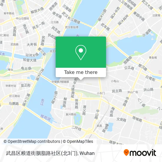 武昌区粮道街胭脂路社区(北3门) map