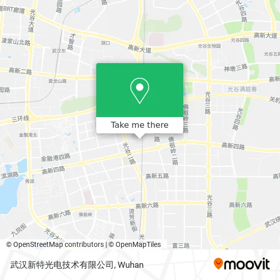武汉新特光电技术有限公司 map