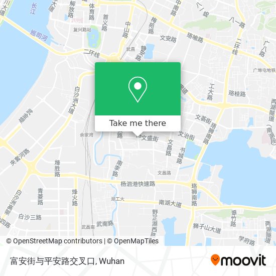 富安街与平安路交叉口 map