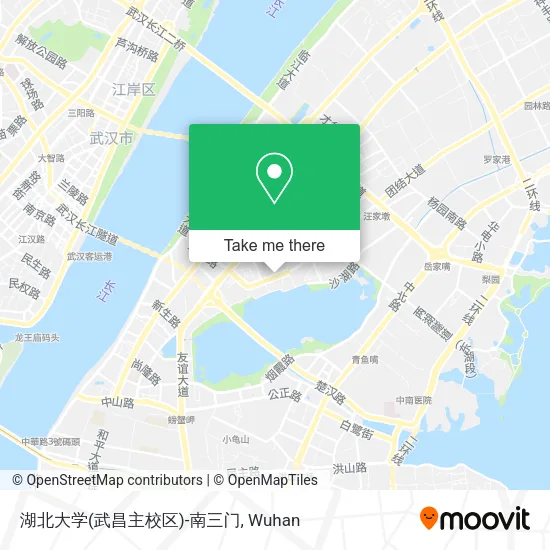 湖北大学(武昌主校区)-南三门 map