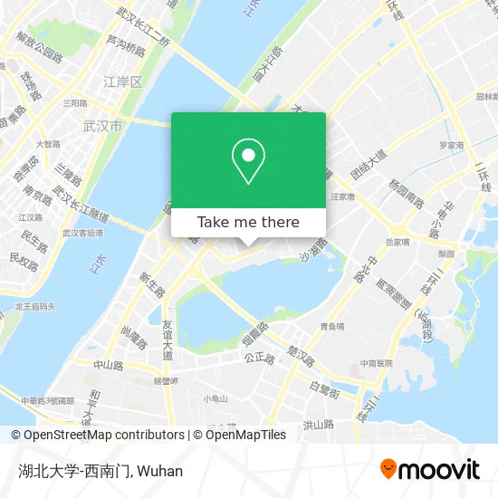 湖北大学-西南门 map