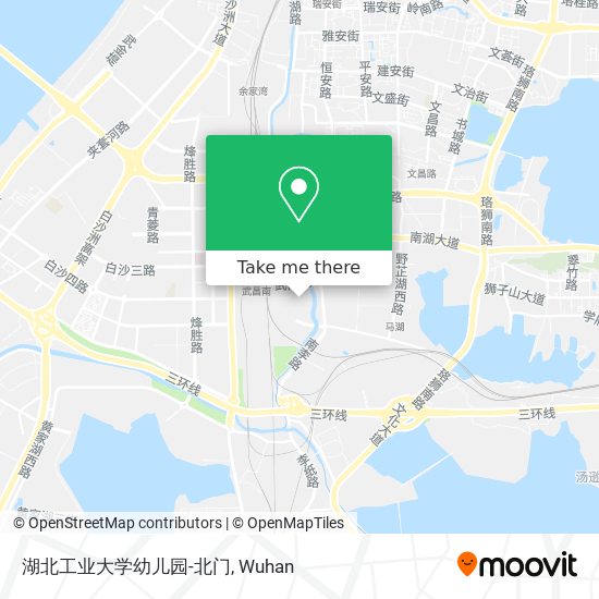 湖北工业大学幼儿园-北门 map