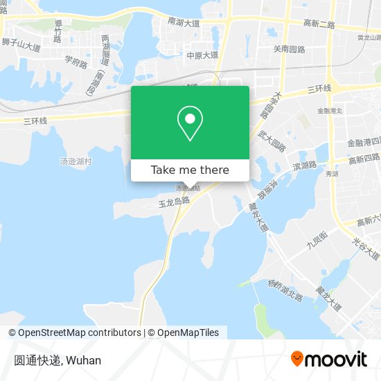 圆通快递 map