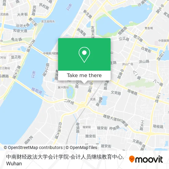 中南财经政法大学会计学院-会计人员继续教育中心 map
