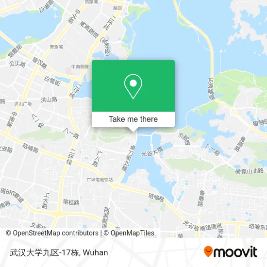 武汉大学九区-17栋 map