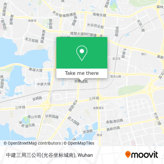 中建三局三公司(光谷坐标城南) map