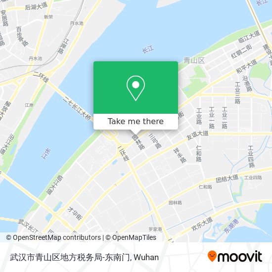 武汉市青山区地方税务局-东南门 map